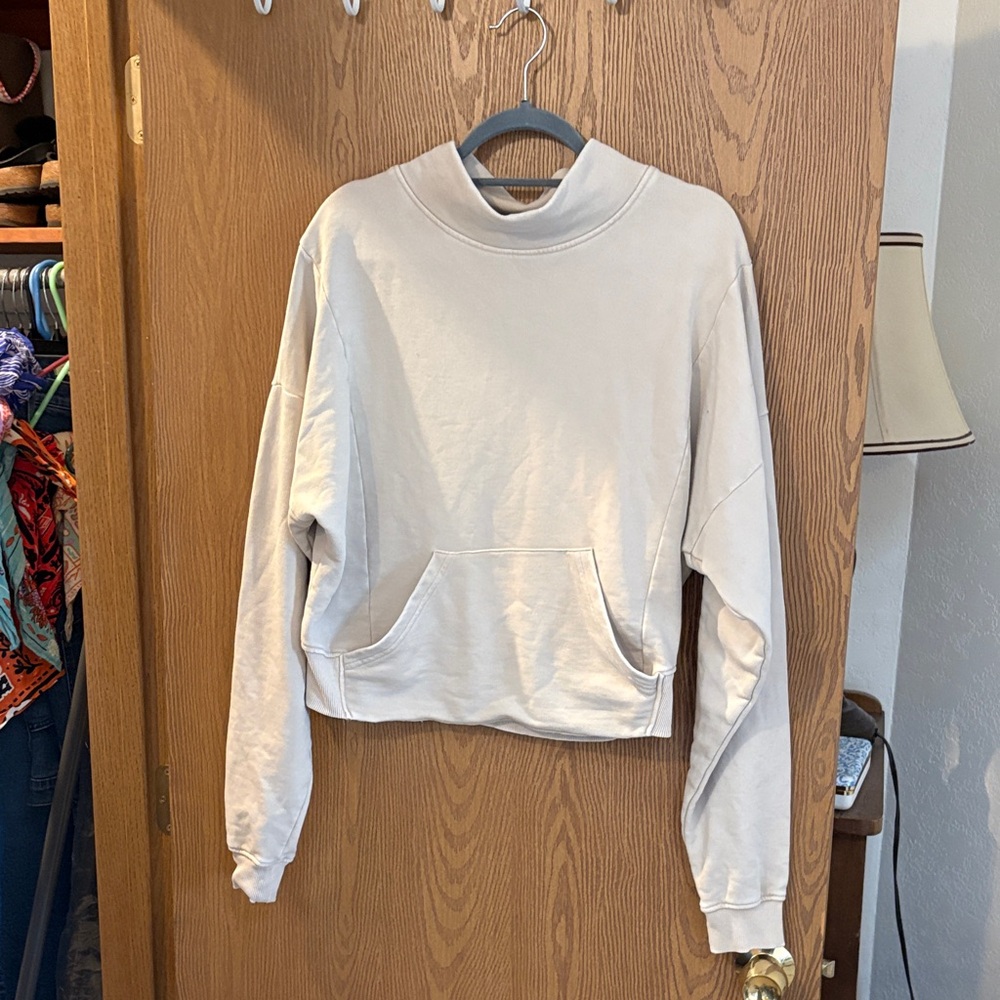 Gymshark funnel neck cropped sweatshirt